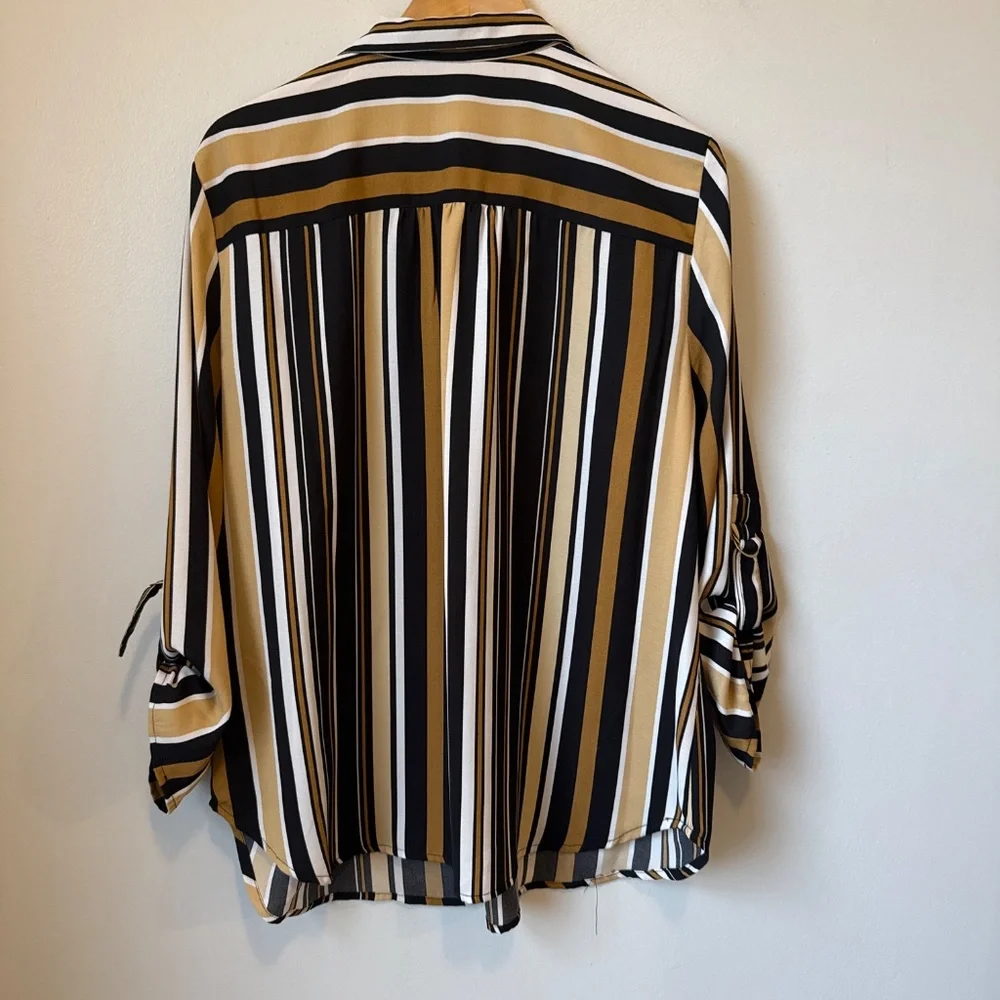 Ruby Rd pull over striped blouse - Picture 6 of 6